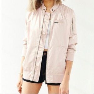 Members only silk bomber jacket